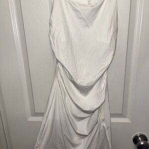 Elegant White Women's Dress